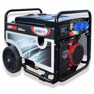 Generator de curent Genmac, CombiPro, model RG7300HC-M, putere 6,4 / 5,8 kW, motor Honda, benzina.