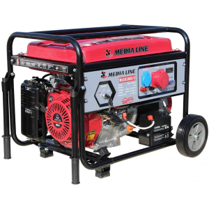 Generator trifazat Media Line MLG 9300E/2 cu set roti Generator trifazat Media Line MLG 9300E/2 cu set roti