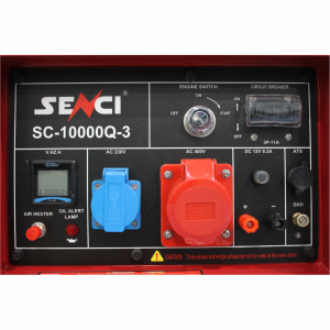 Generator cu automatizare Senci SC10000Q-3, Putere max. 8 kW, 400 V, ATS&AVR, motor Diesel