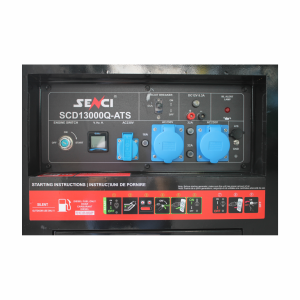 Generator cu automatizare Senci  SCD13000Q-3-ATS, Putere max. 3,7 kw / 11 kW, 230V / 400V, AVR, motor Diesel