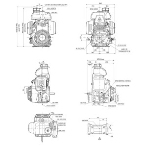 Motor Honda GXR120T QX BR OH