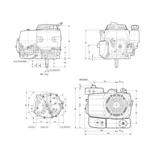 Motor Honda GXV390T1 DN E5 OH