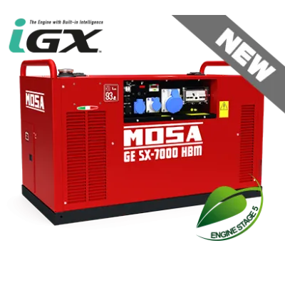 Generator de curent MOSA GESX-7000HBM- AVR , cu motor Honda