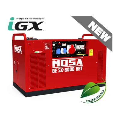 Generator de curent MOSA GESX-8000HBT - AVR, cu motor Honda