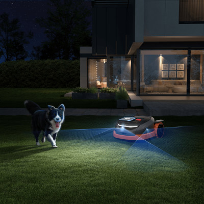 Robot de tuns gazon Segway Navimow X390E, fara fir perimetral Robot de tuns gazon Segway Navimow X390E, fara fir perimetral