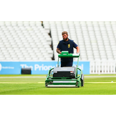 Masina de tuns gazon rotativa cu cilindru DENNIS ES34R, cu acumulator