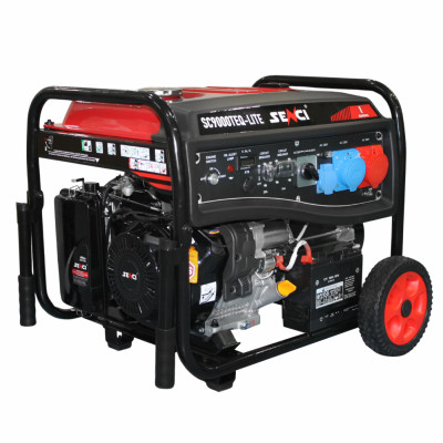 Generator SC-9000-TEQ LITE, Putere max. 7.5 kW, 400V, AVR, motor benzina