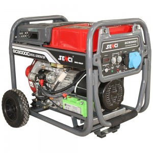 Generator Senci SC-8000DE, Putere max. 7.0 kw, 230V, AVR, motor Diesel