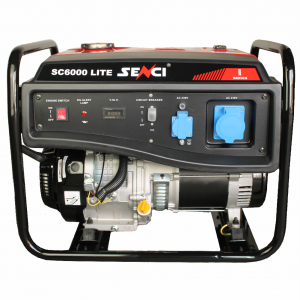 Generator curent SC-6000 LITE, Putere max. 5.5 kW, 230V, AVR, motor benzina