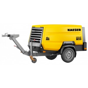 Motocompresor Kaeser Mobilair M59 , versiune usoara 750 kg , fara sistem franare